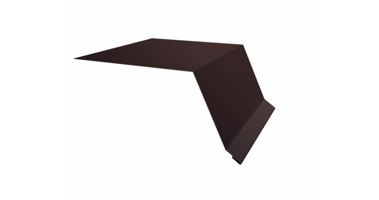 Планка капельник 100х55 0,5 GreenCoat Pural BT, matt RR 887 шоколадно-коричневый (RAL 8017 шоколад) (2м)