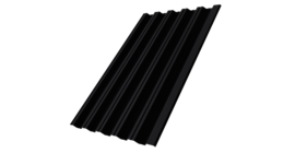 Профнастил HC35R 0,5 Satin RAL 9005 черный