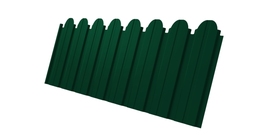 Профнастил С10B фигурный 0,45 Drap RAL 6005 зеленый мох