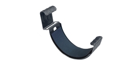 Соединитель желоба GL 125 мм Мatt RAL 7024 мокрый асфальт