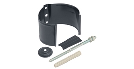 Кронштейн трубы на кирпич 100 мм Мatt RAL 7024 мокрый асфальт