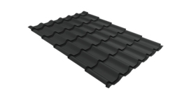 Металлочерепица Модерн Grand Line 0.45 Drap ST RAL 7016 антрацитово-серый