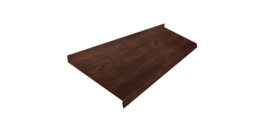 Отлив простой 250 0,45 Print-Double Premium Cherry Wood Dark F (2м)