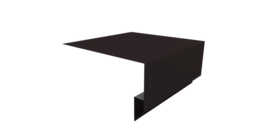 Планка околооконная сложная Блок-хаус new 250х75х27 0,45 Drap ST RAL 9005 черный (3м)