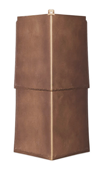 Угол фасадный Т-Сайдинг ЭКО-2 Ладога Орех