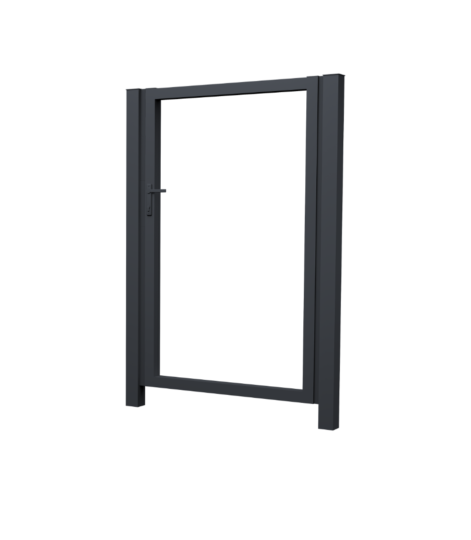 Калитка Жалюзи Texas 1.8х1 RAL 7024 без заполнения (ламель125 мм)