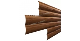 Сайдинг Металл Профиль Woodstock-Н-28х330 (ECOSTEEL-01-МореныйДуб-0.5)