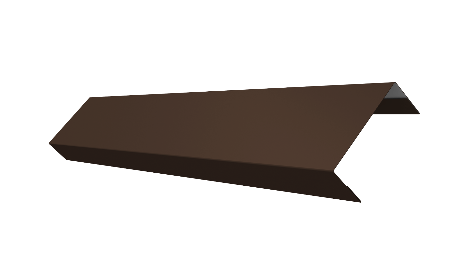 Ламель лицевая 50 забора жалюзи Texas 0.45 PE с пленкой RAL 8017 шоколад