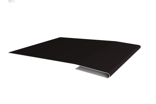 Планка начальная 0,5 Drap TX RAL 9005 черный (3м)