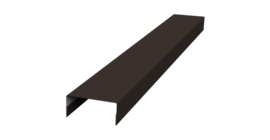 Крышка 30х15 жалюзи Texas 0,5 Satin Matt TX RR 32 темно-коричневый (2,5м)