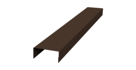 Крышка 30х20 жалюзи Texas 0,45 Drap TwinColor RAL 8017 шоколад (2,5м)