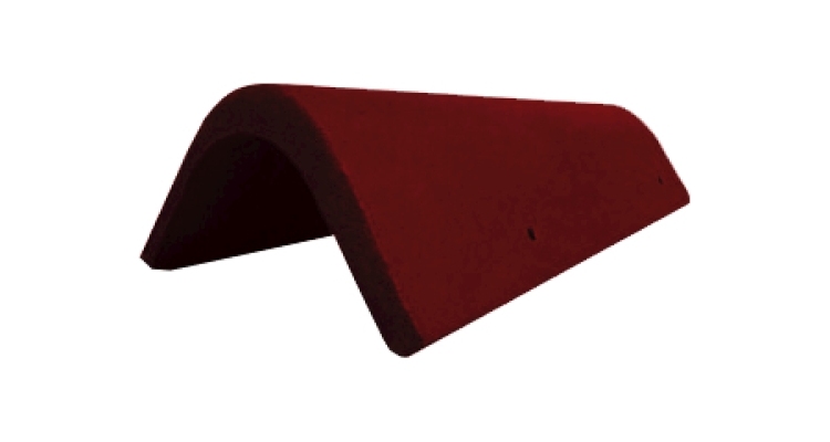 Боковая универсальная черепица Braas вишня