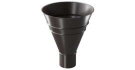 Воронка водосборная Stal Premium, шоколад