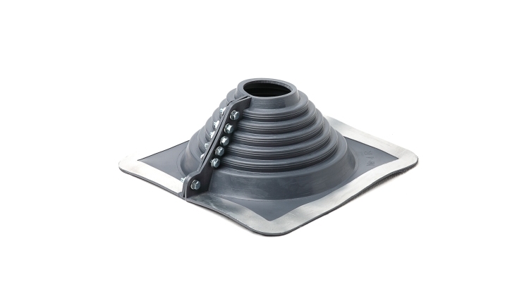 Проходной элемент MF прямой №4R (75-160мм) +185 EPDM серый