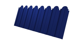 Профнастил С10A фигурный 0.45 PE RAL 5002 ультрамариново-синий